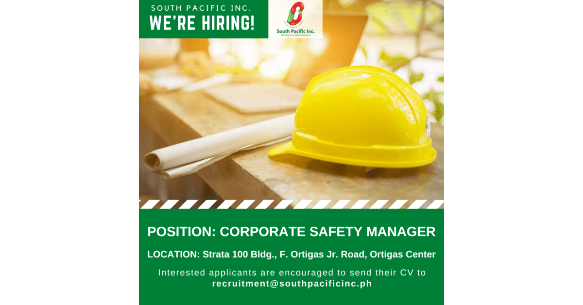 Corporate Safety Manager
